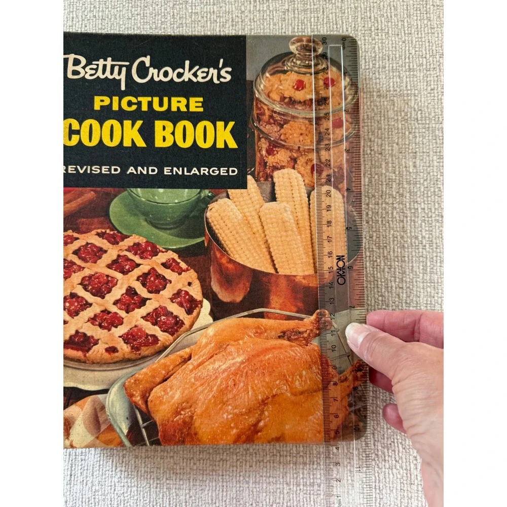 Betty Crocker's Picture Cookbook Revised Enlarged 1956 2nd Edition 2nd Printing